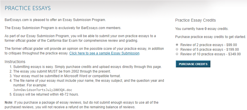 Cal bar essays image